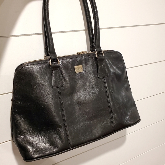 baci italy Handbags - Baci Italy leather bag black purse Italian genuine leather large shoulder bags